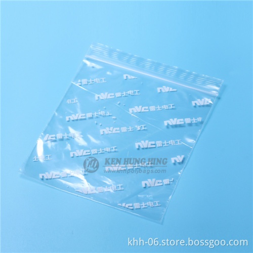 Wholesale Customize Printed Garment packing plastic zipper Bags